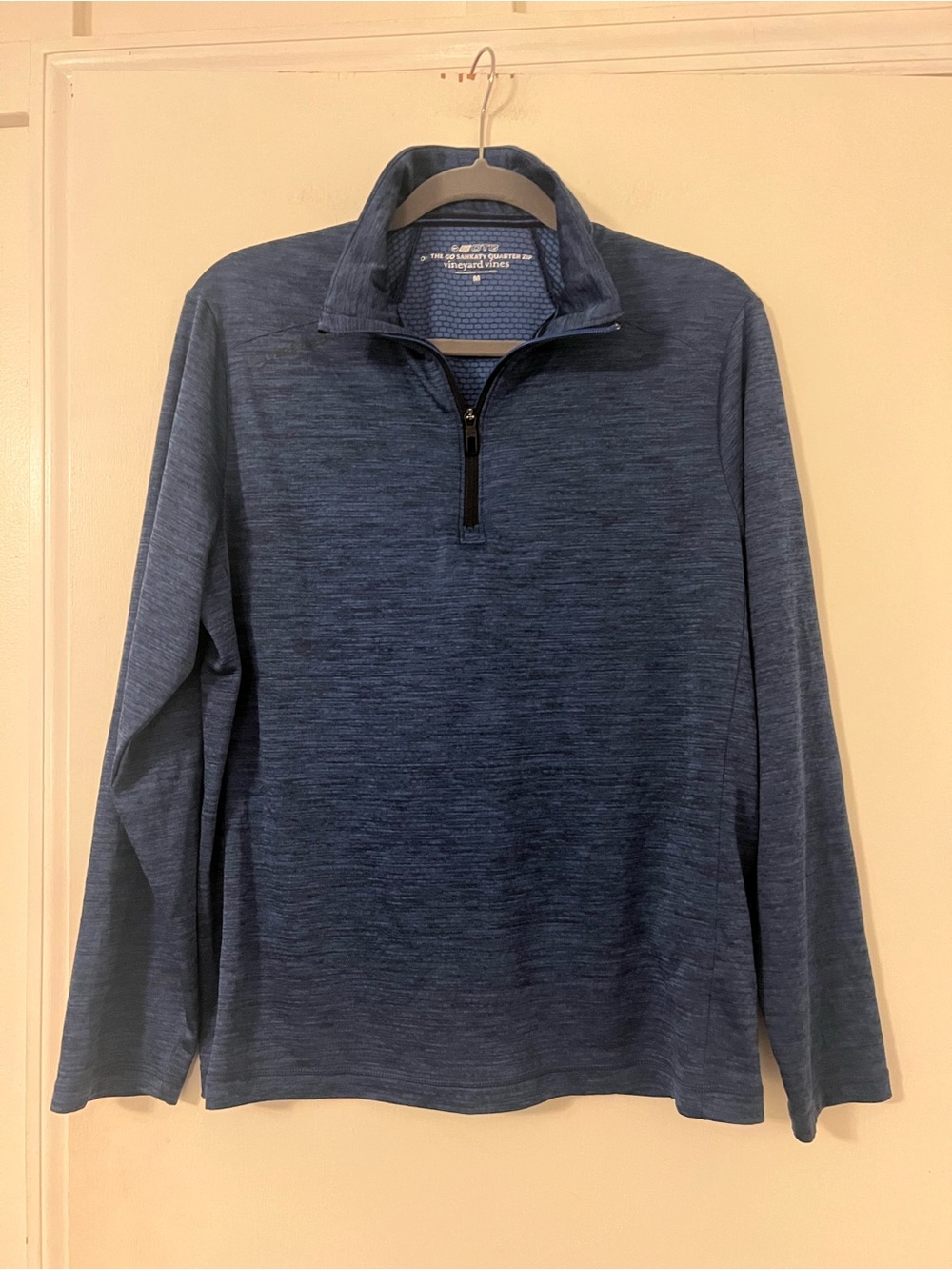 Vineyard Vines ON-T HE-GO SANKATY QUARTER ZIP size M (T203)